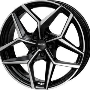 PLATIN P128 7,5×18 5×114,3 ET44 CB73,1 BLACK POLISHED – alu felga