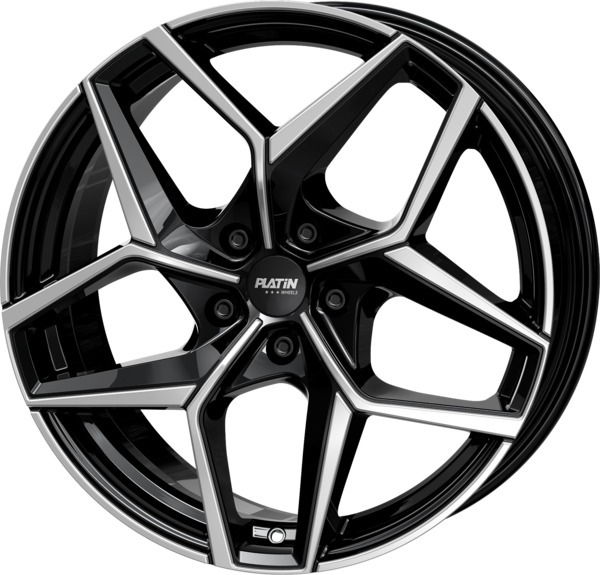 PLATIN P128 7,5x18 5x114,3 ET44 CB73,1 BLACK POLISHED – alu felga