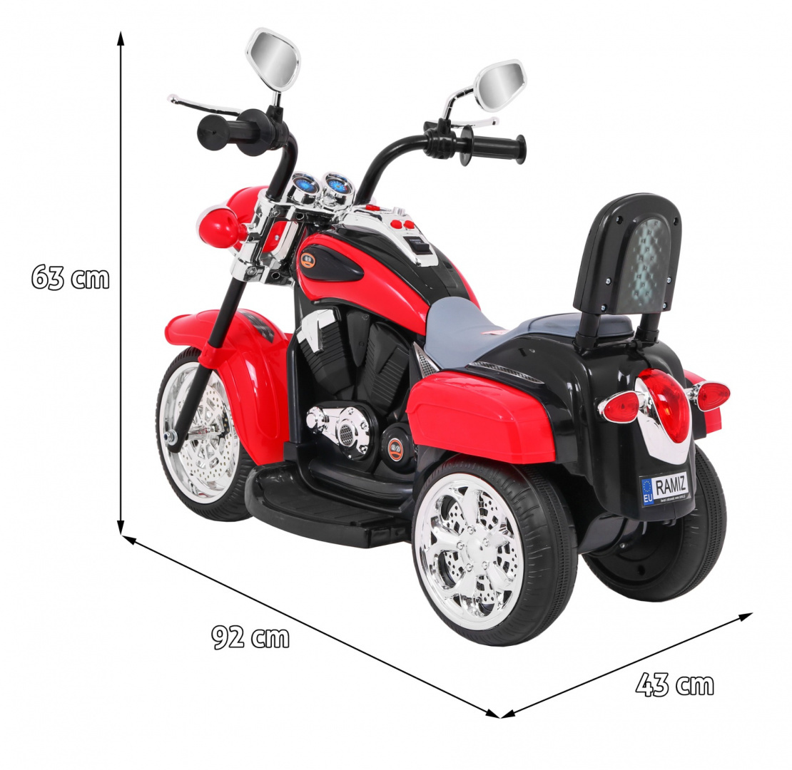 Bike NightBike Chopper Red
