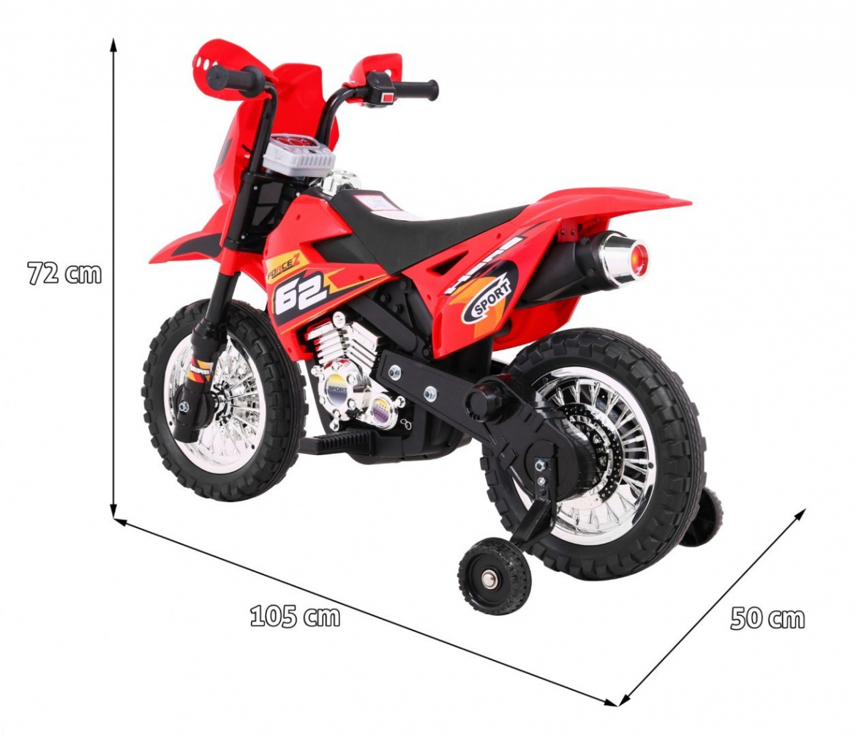 Bike cross red