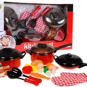 Set lonaca, tava i rukavice