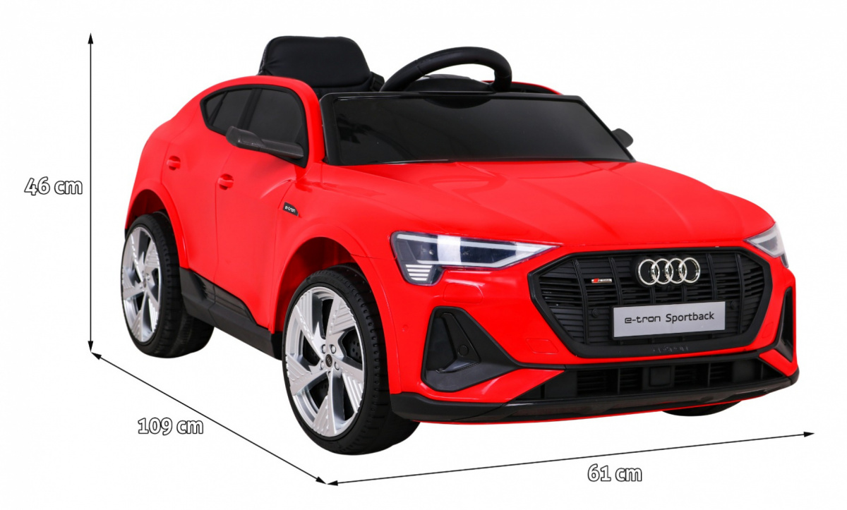 Vehicle Audi E-Tron Sportback Red