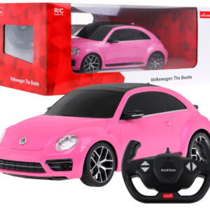 Ružičasti RC automobil Volkswagen Beetle 1:14 RASTAR