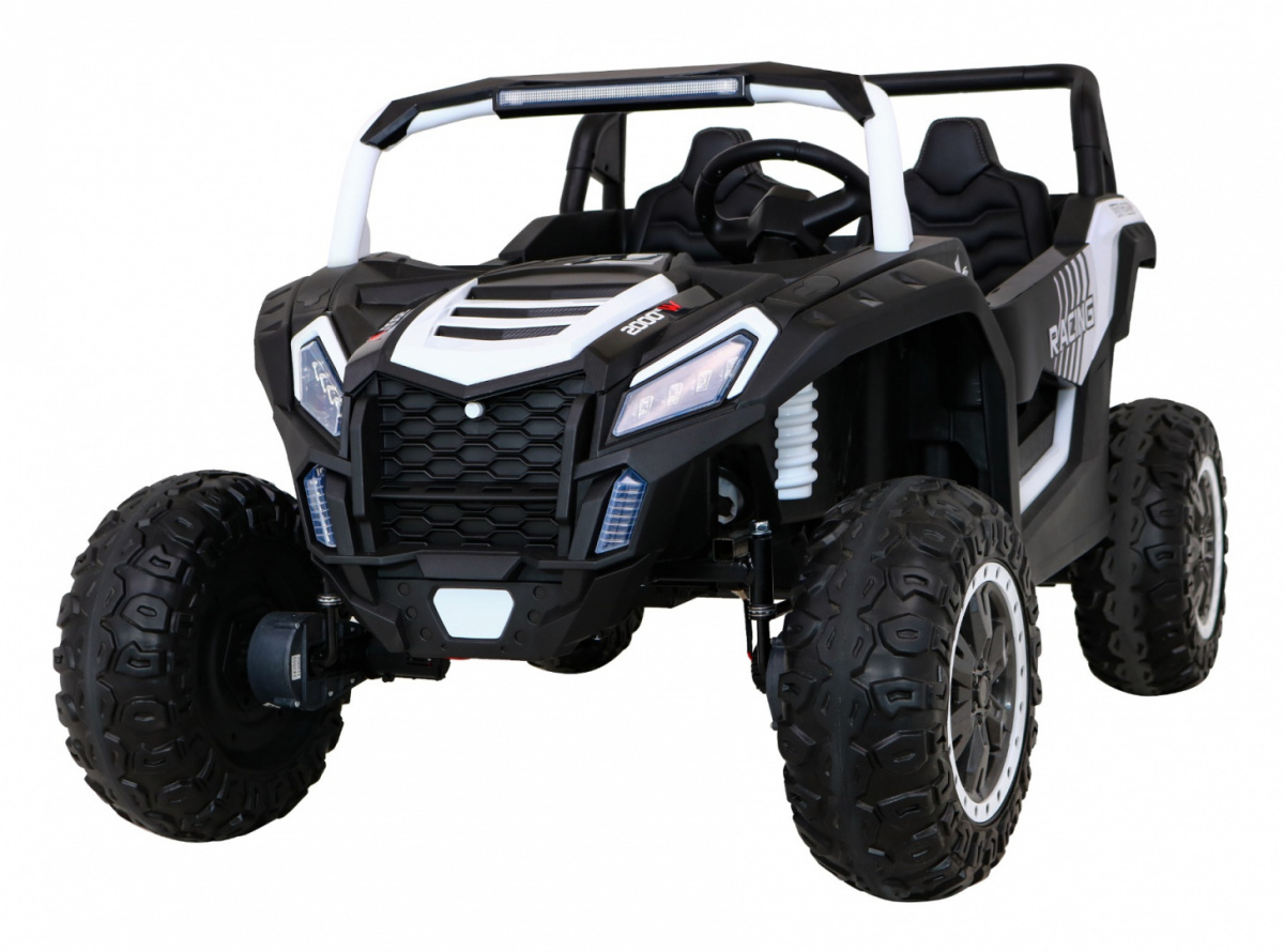 Vehicle Buggy ATV Racing 4x4 White