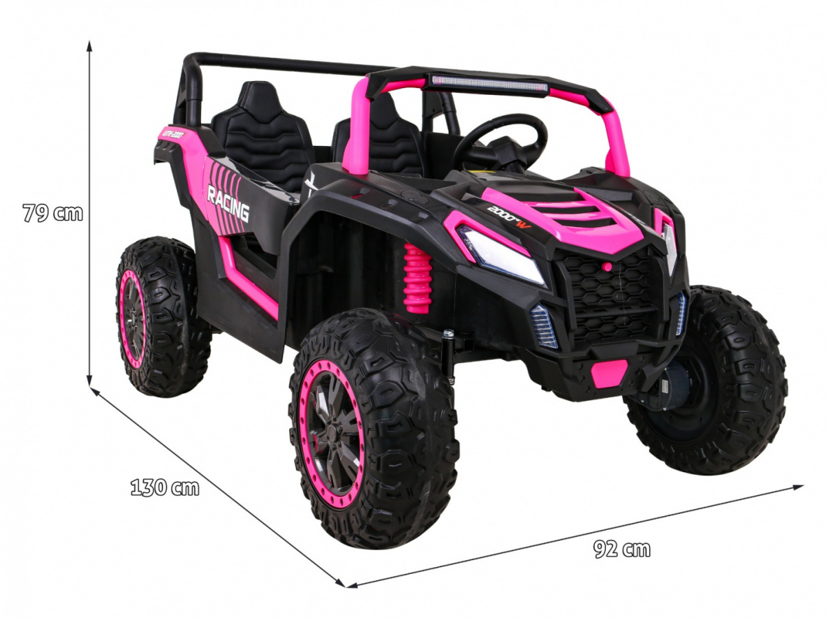 Vehicle Buggy ATV Racing 4x4 Pink