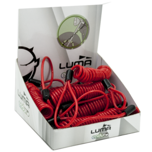 Moto zaštita protiv krađe brava LUMA REMINDER SPIRAL CABLE 150 20pcs