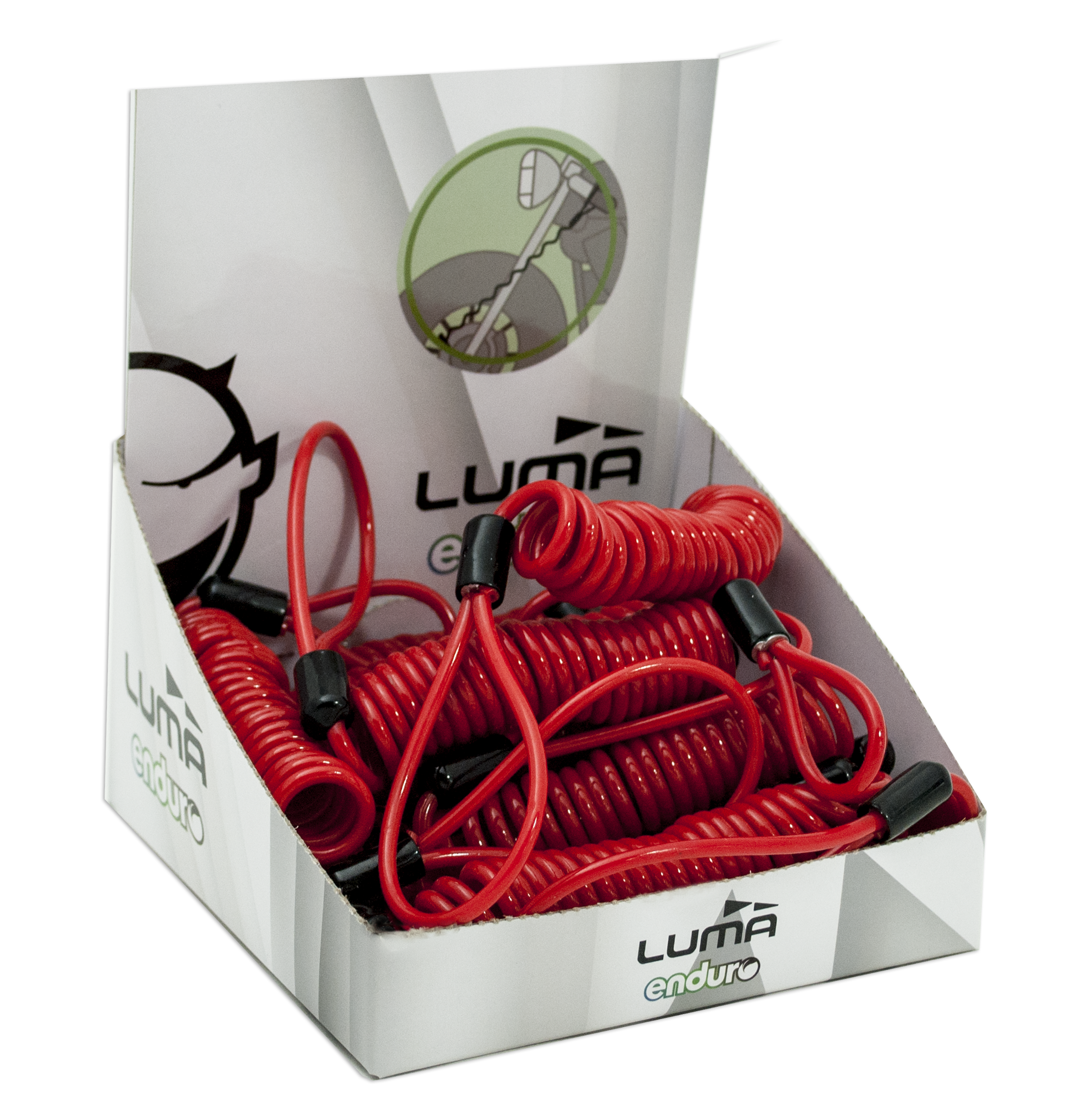 Lock LUMA REMINDER SPIRAL CABLE 150 20pcs