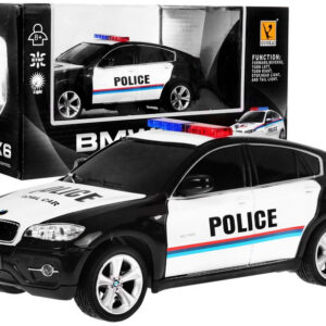 1:24 R/C Licensed policija automobil Bmw X 6 crna policija