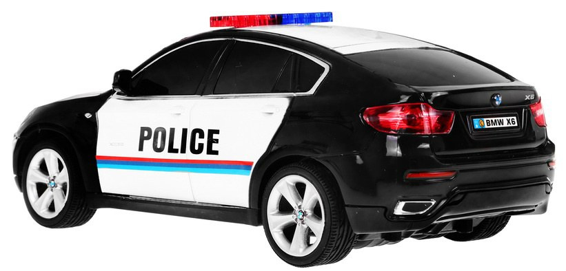 1:24 R/C Licensed police car Bmw X 6 Black Police