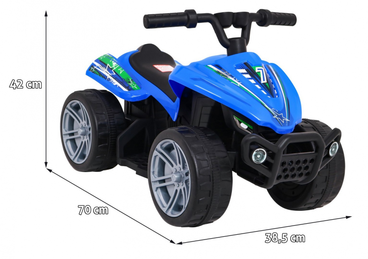 Quad Little Monster Blue Vehicle
