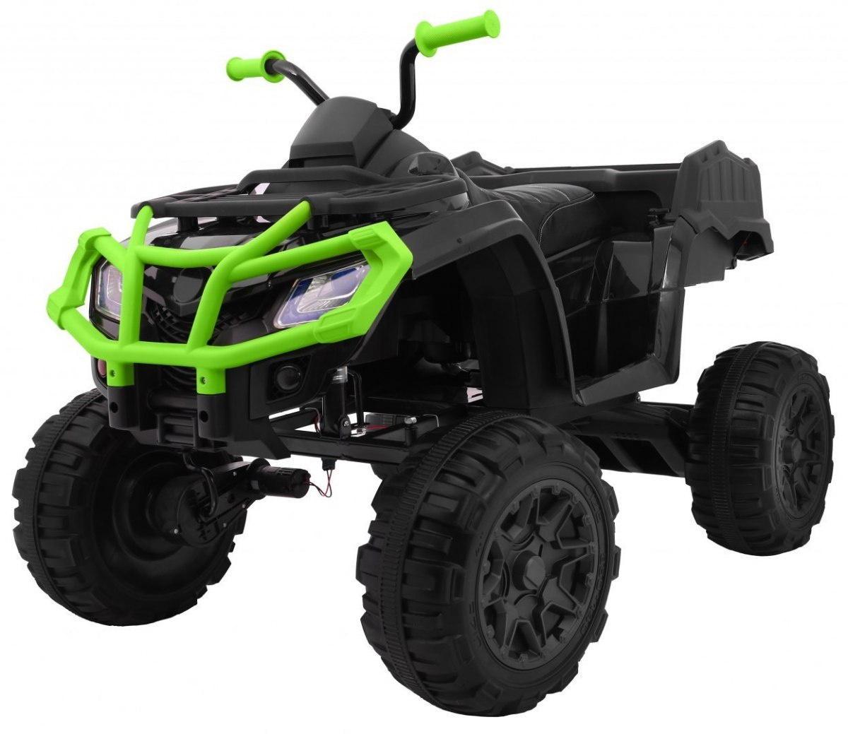 Vehicle Quad XL ATV, remote control 2 4 GHZ black and Green