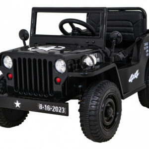 Retro Military Vehicle Black