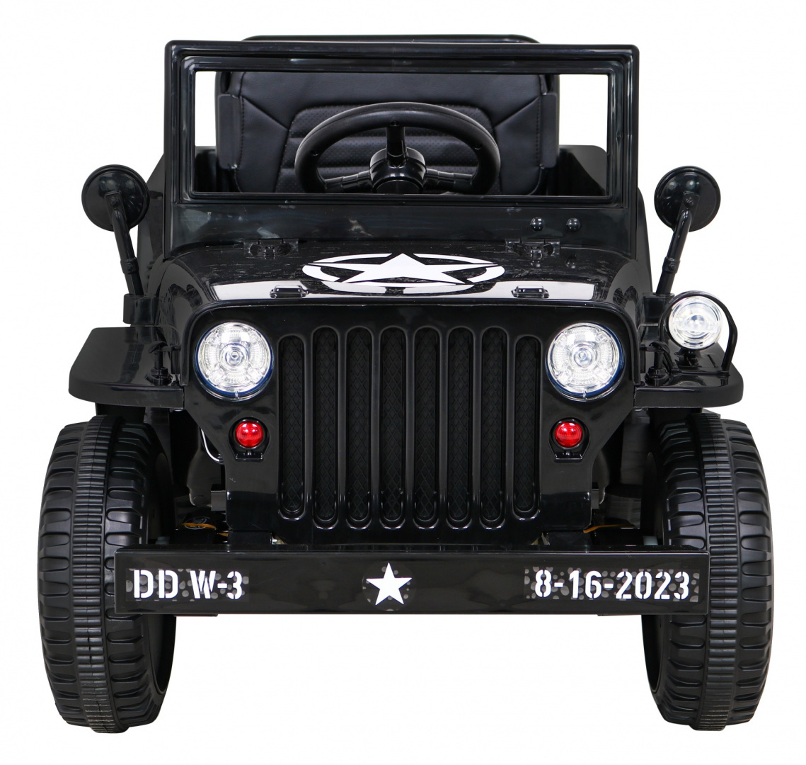 Retro Military Vehicle Black