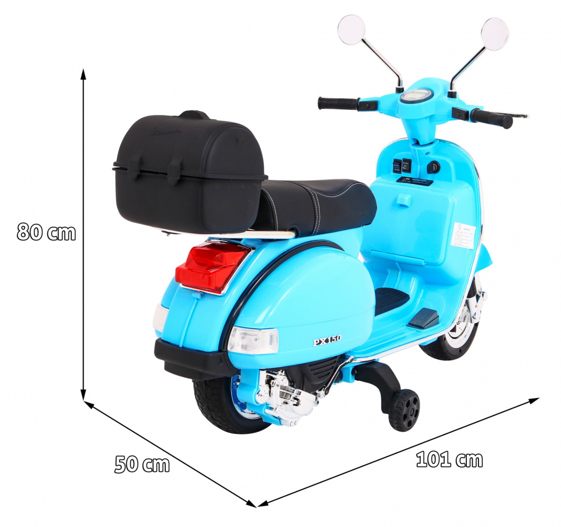 Vehicle Scooter Vespa Blue