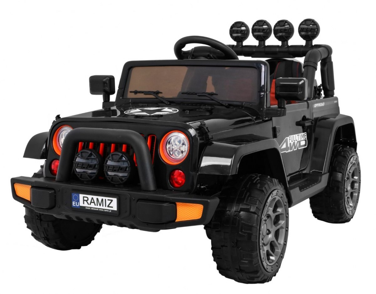 Full Time off-road vehicle 4WD Black
