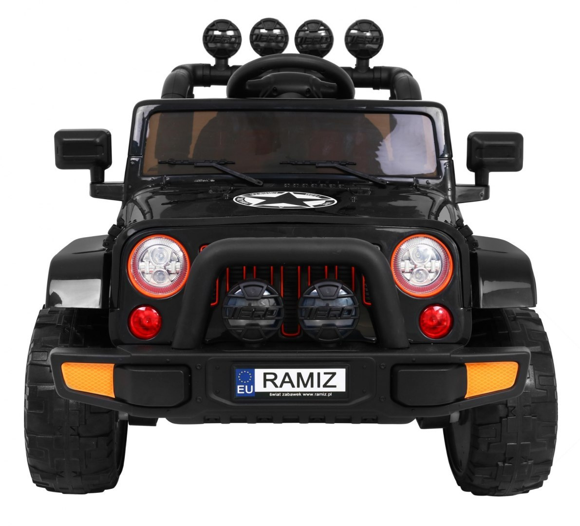 Full Time off-road vehicle 4WD Black