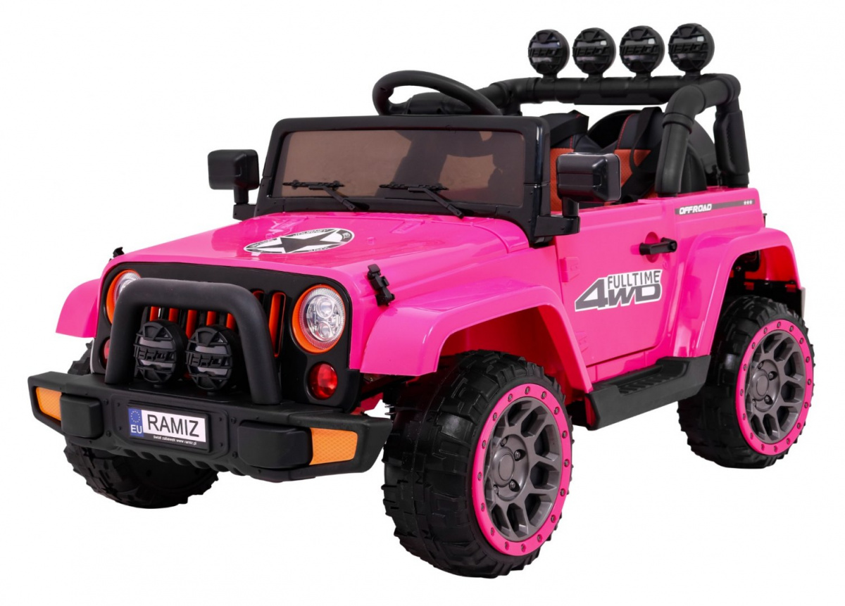 Full Time 4WD Pink Off-Road Vehicle