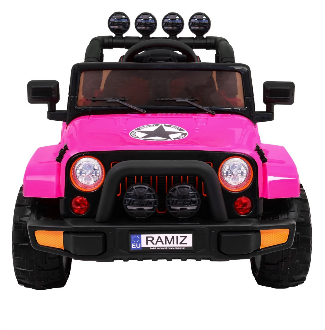 Full Time 4WD Pink Off-Road Vehicle