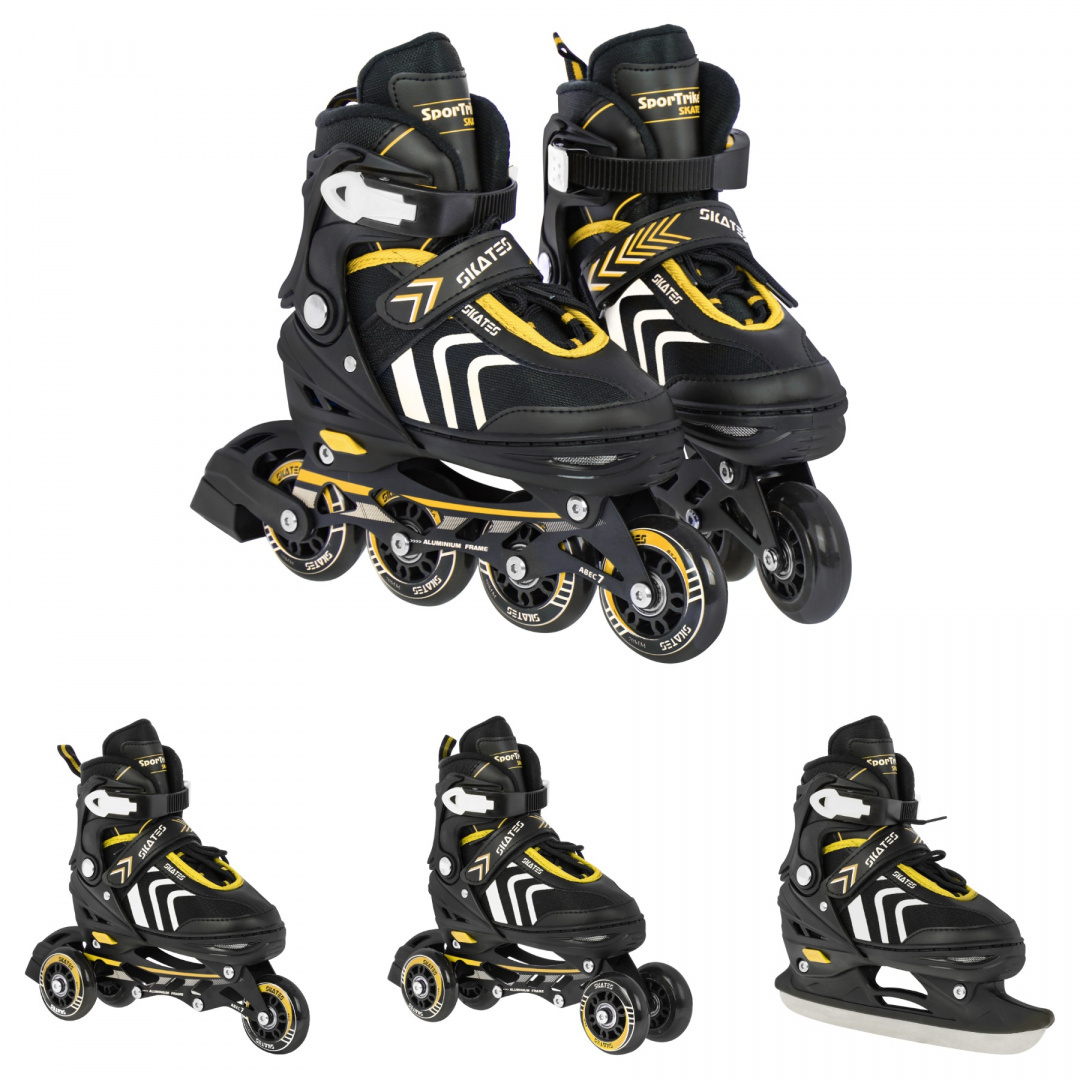 Skates, Skates, Set 4in1 29-33 Yellow