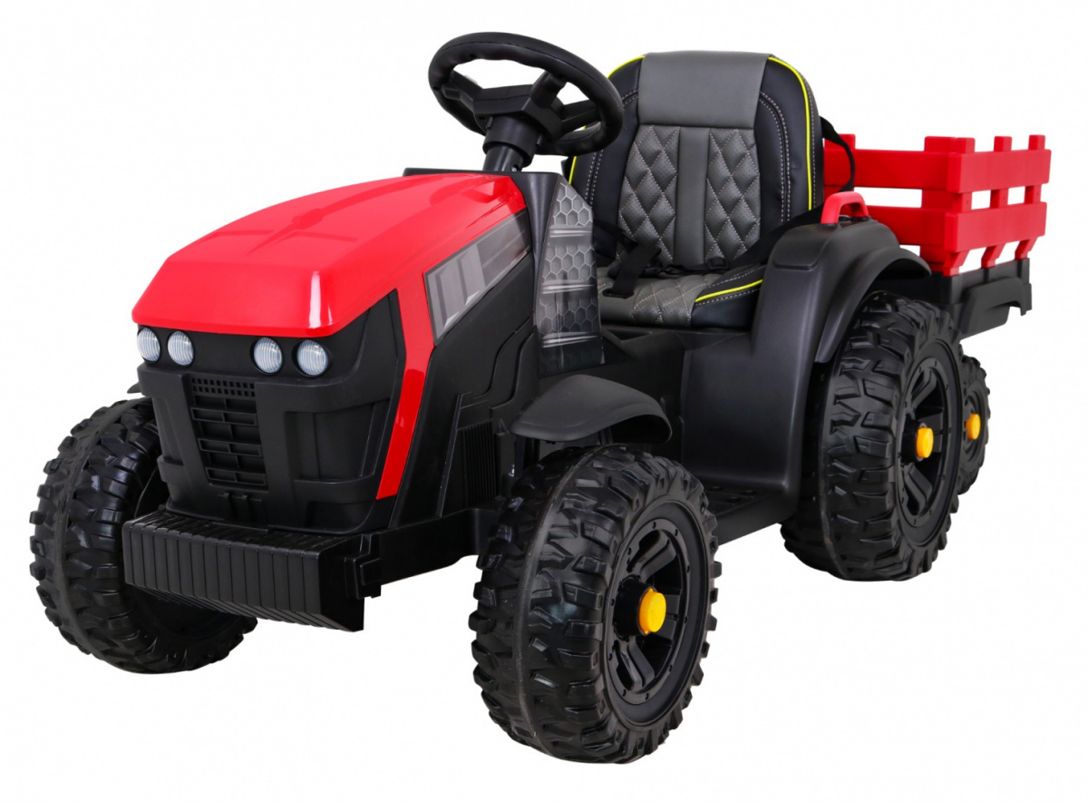 Tractor Titanium With Trailer Red