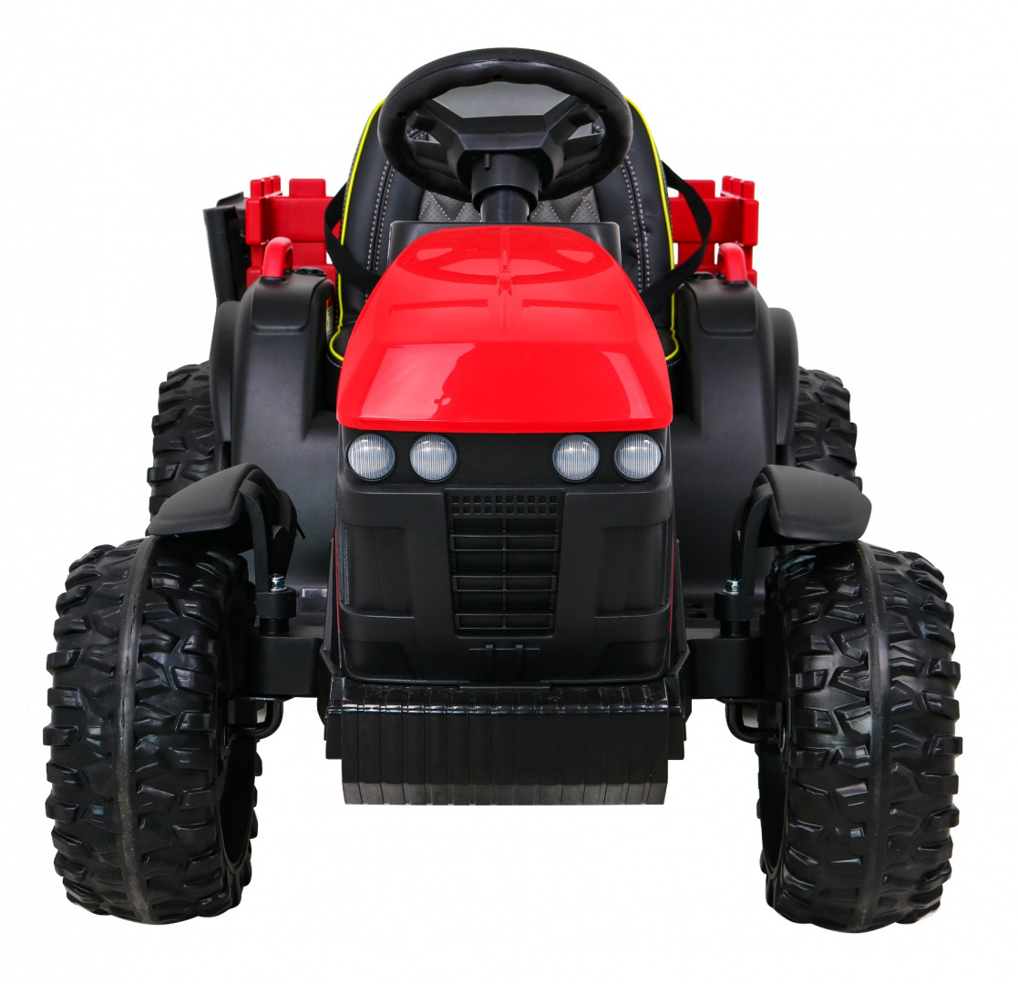 Tractor Titanium With Trailer Red