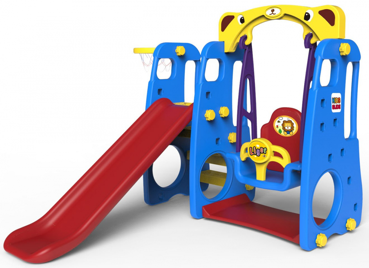 Slide Swing Basketball 3 in 1 Blue