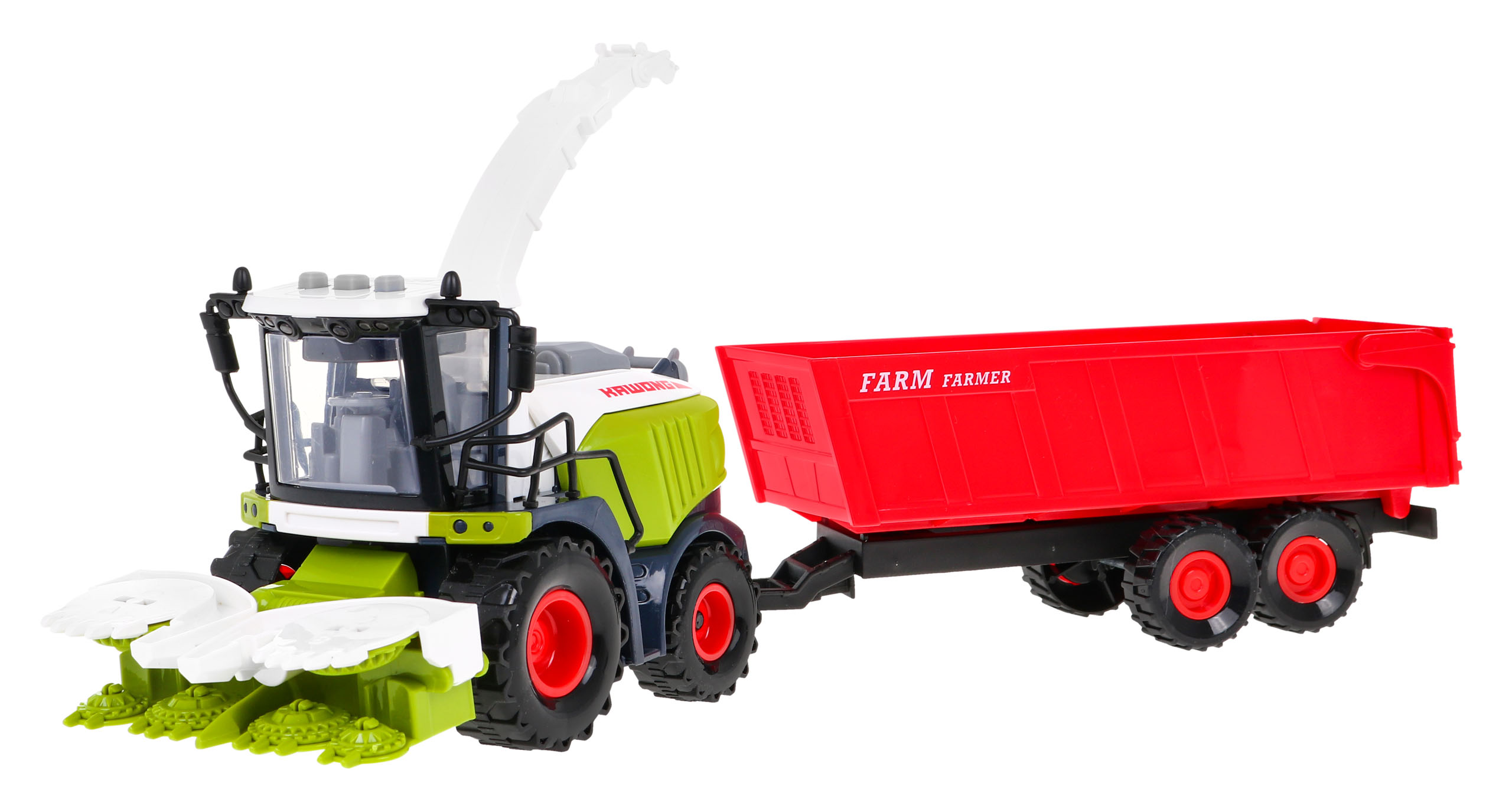 Combine harvester with Trailer
