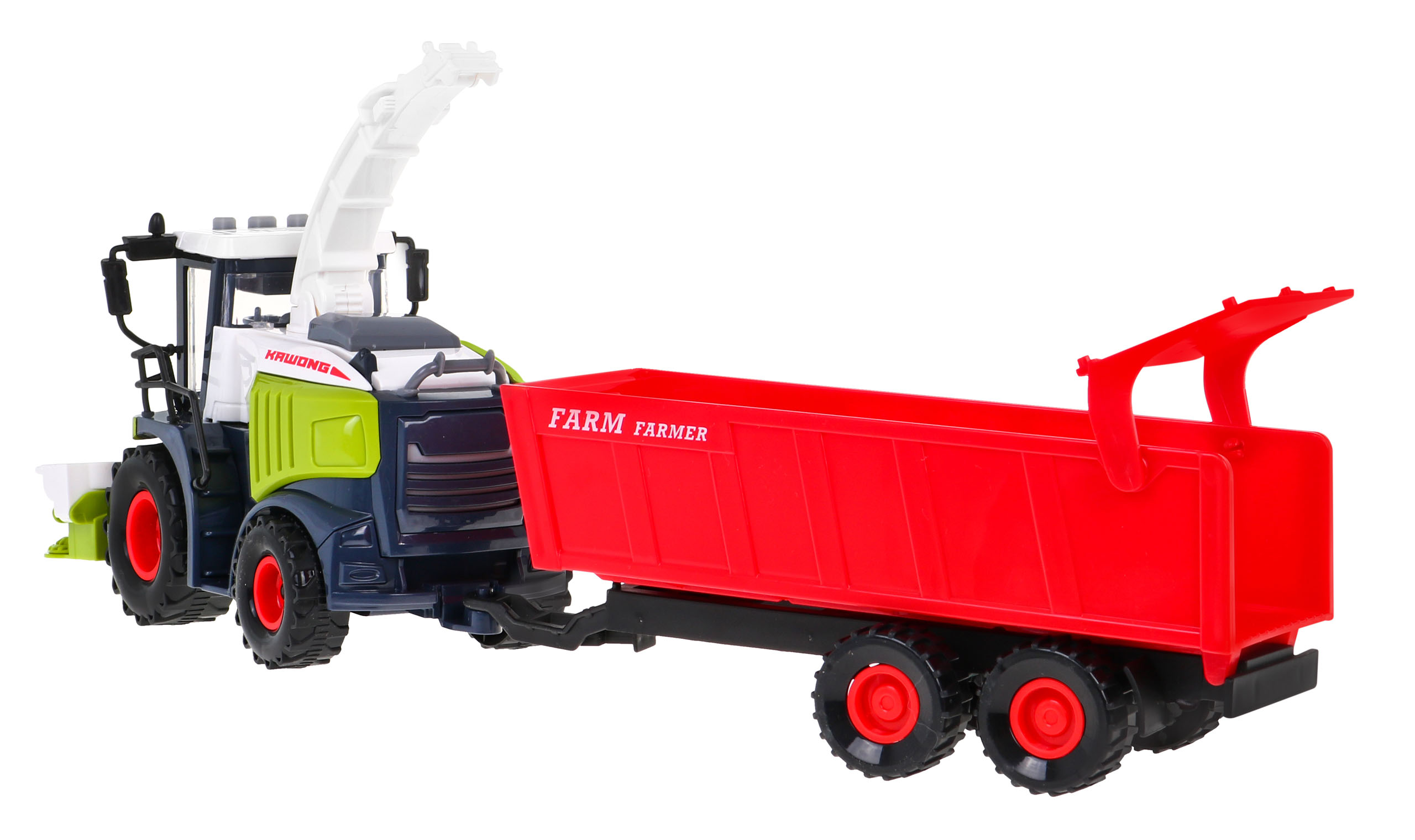Combine harvester with Trailer