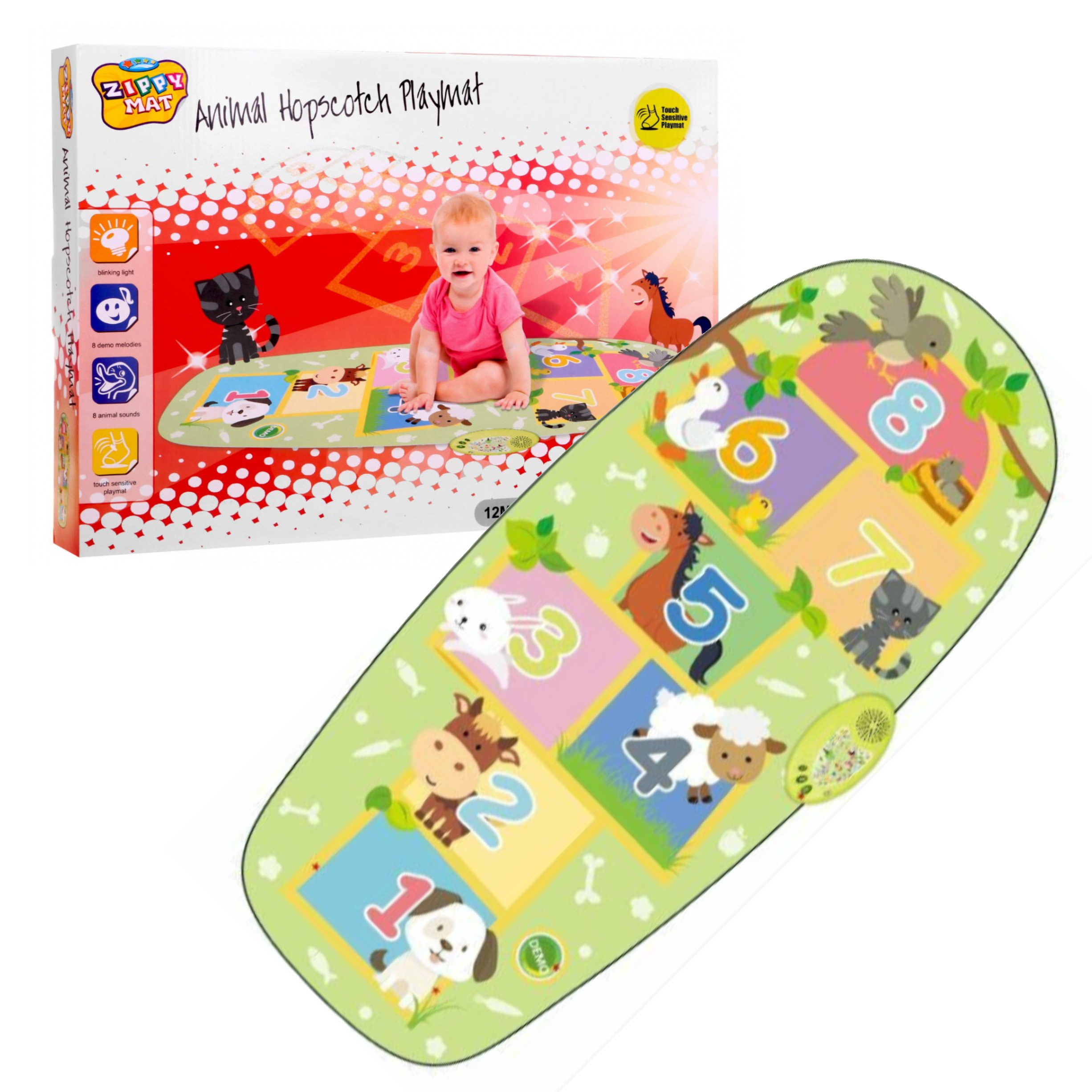 Game Mat Class Animals Green