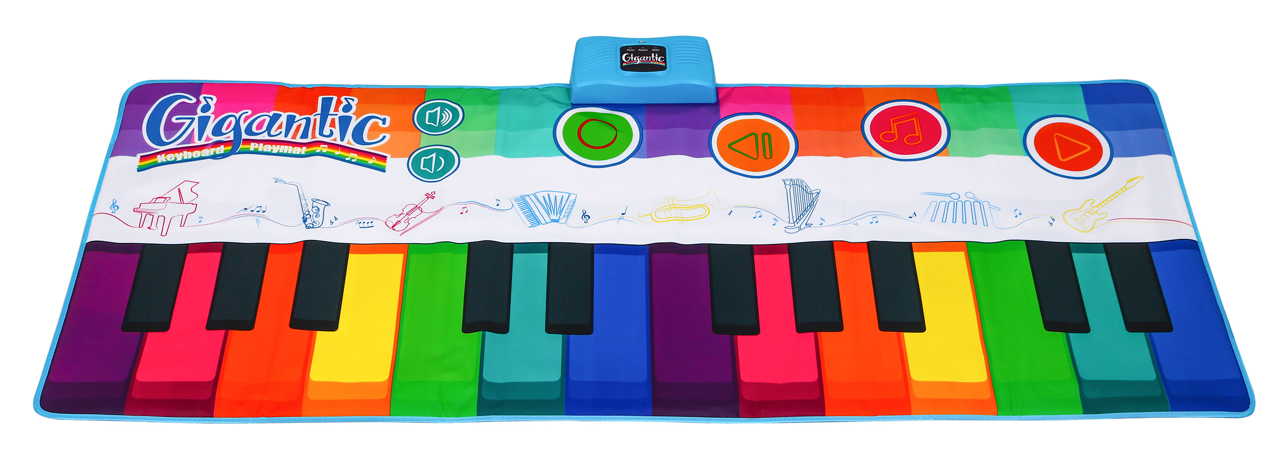 Large Music Mat Super Colorful Keyboard