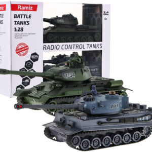 Battle tenkovi Tiger Vs T-34 1 28