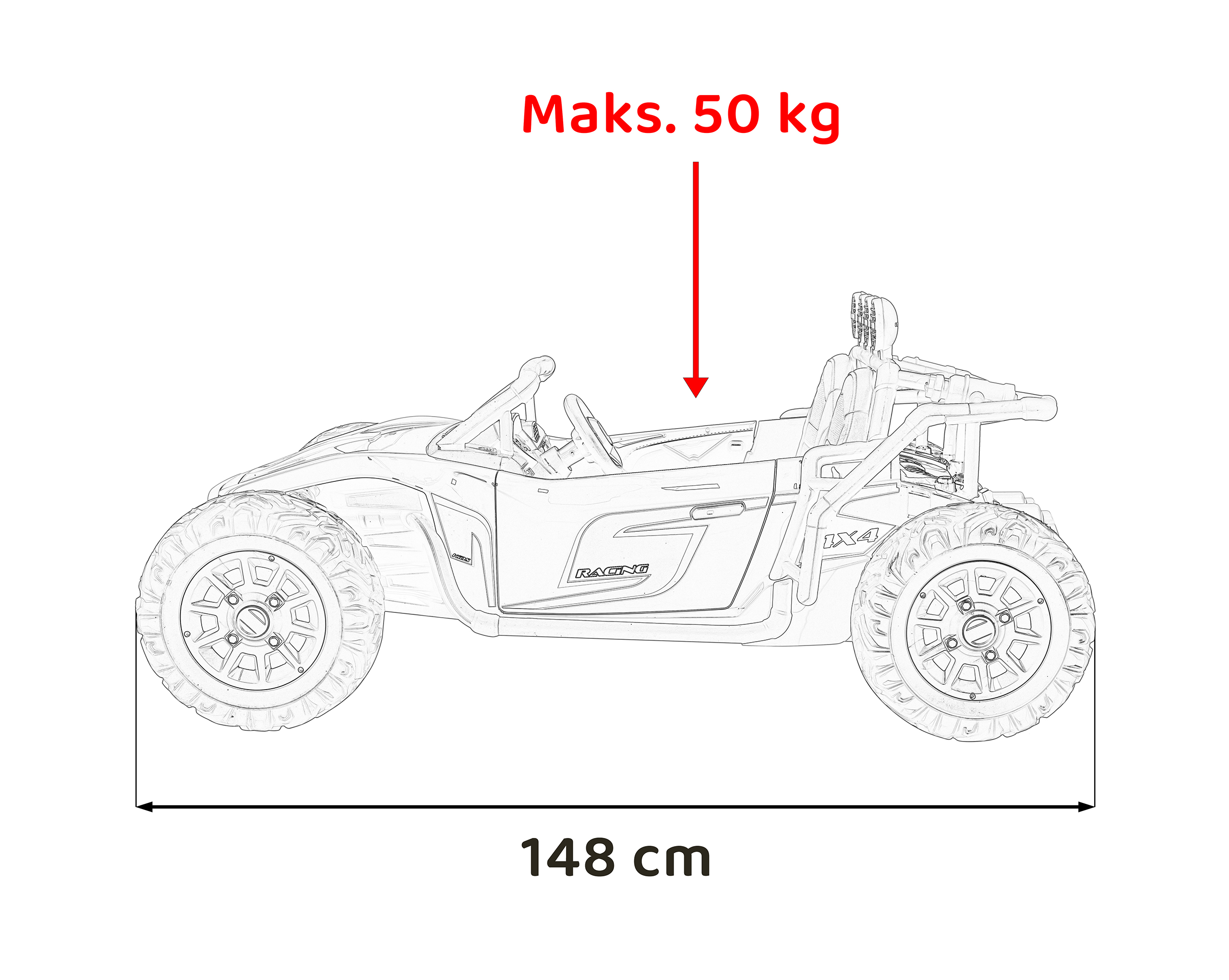 Vehicle Buggy Racing 5 Red