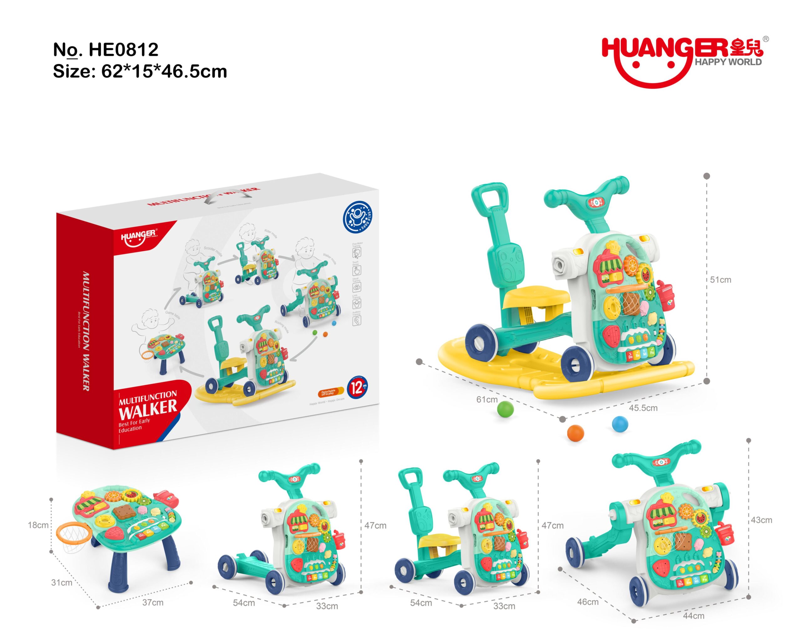 Ride-on + Table 5in1