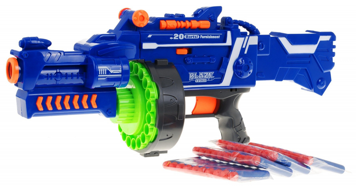 Blaze Storm Machine Gun Blue