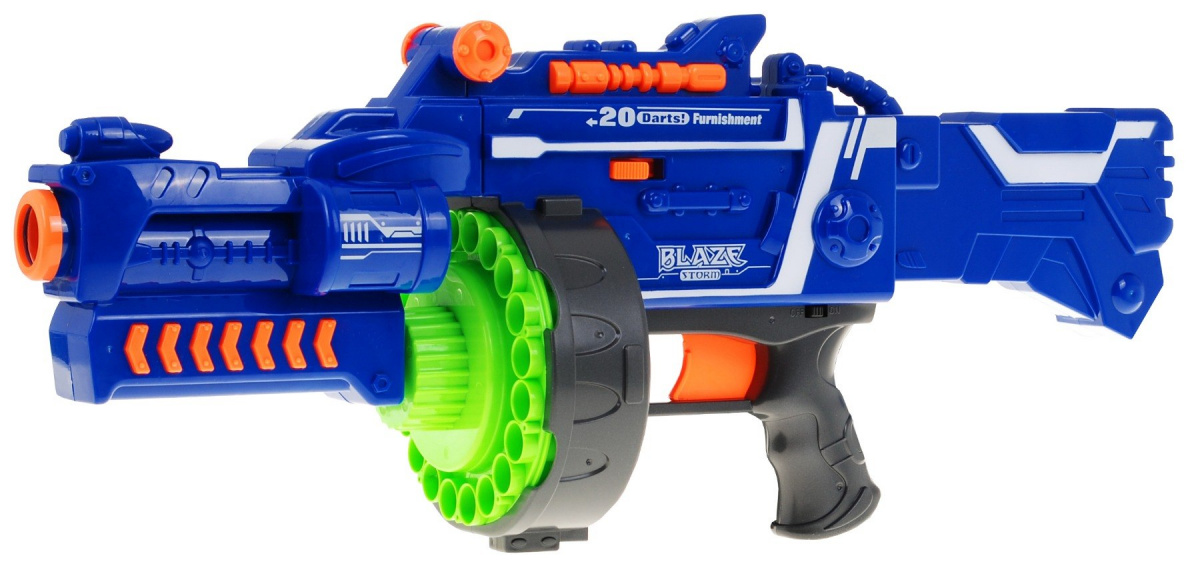 Blaze Storm Machine Gun Blue