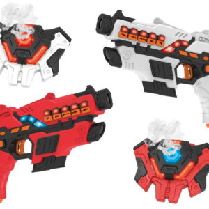 Set of laser guns + shields with smoke function