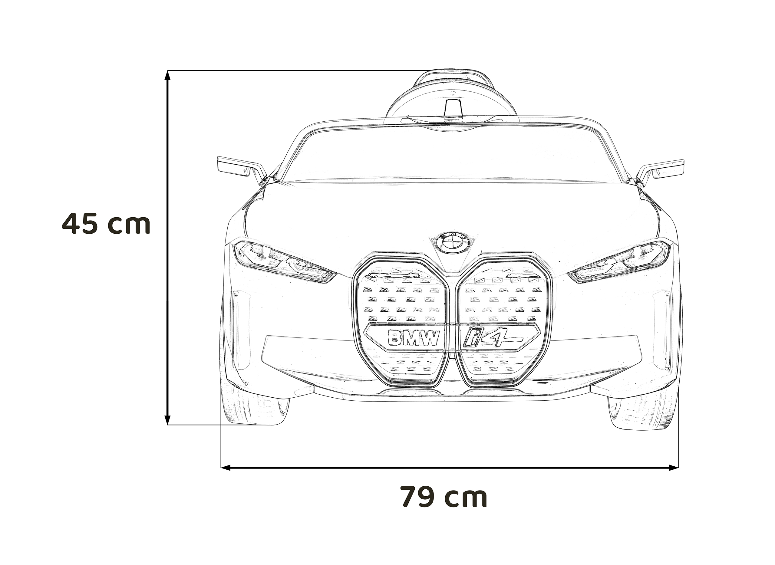 BMW I4 Gold