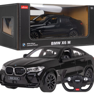 RC automobil BMW X6 M 1:14 RASTAR crna