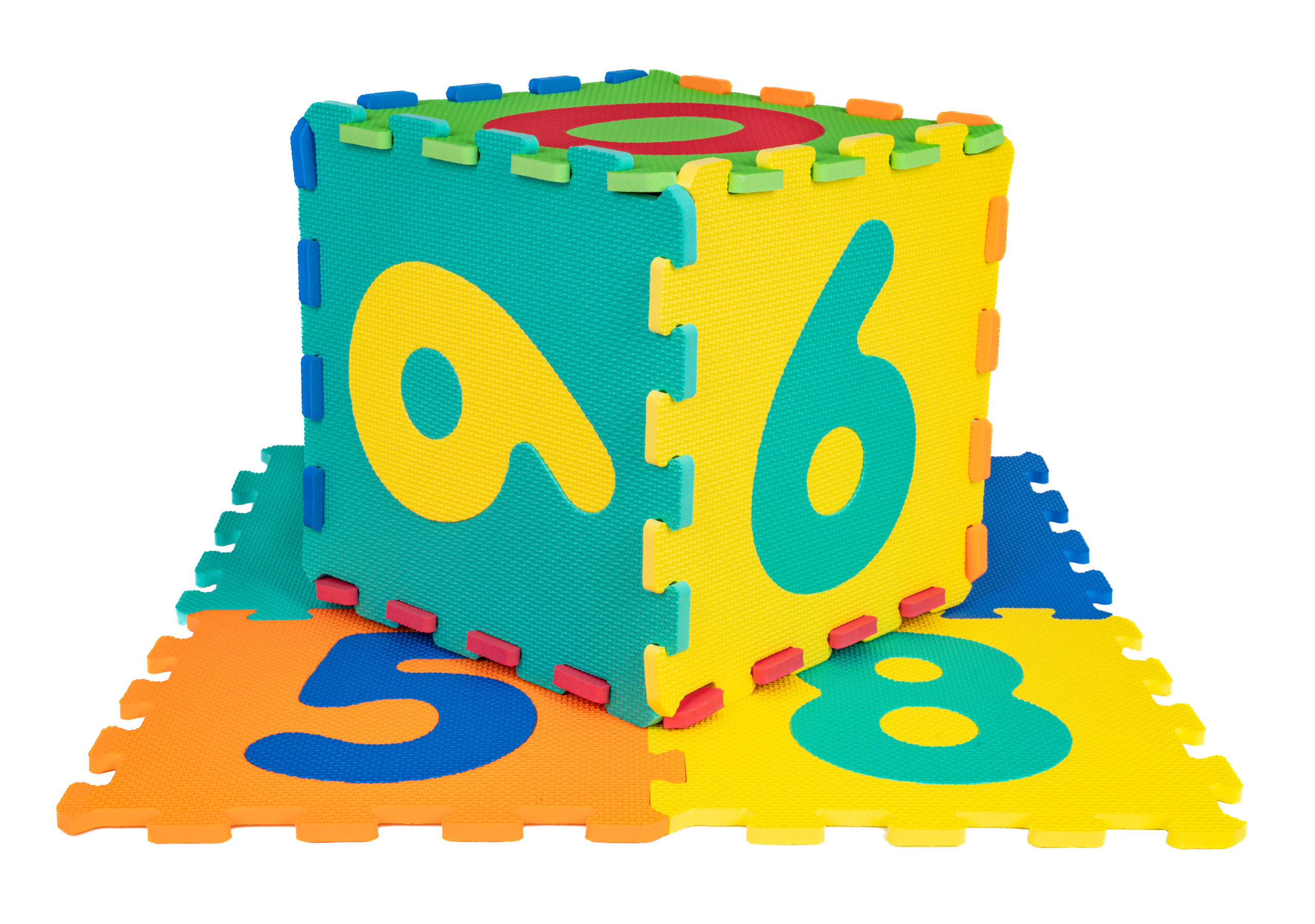 Numbers mat 32x32cm