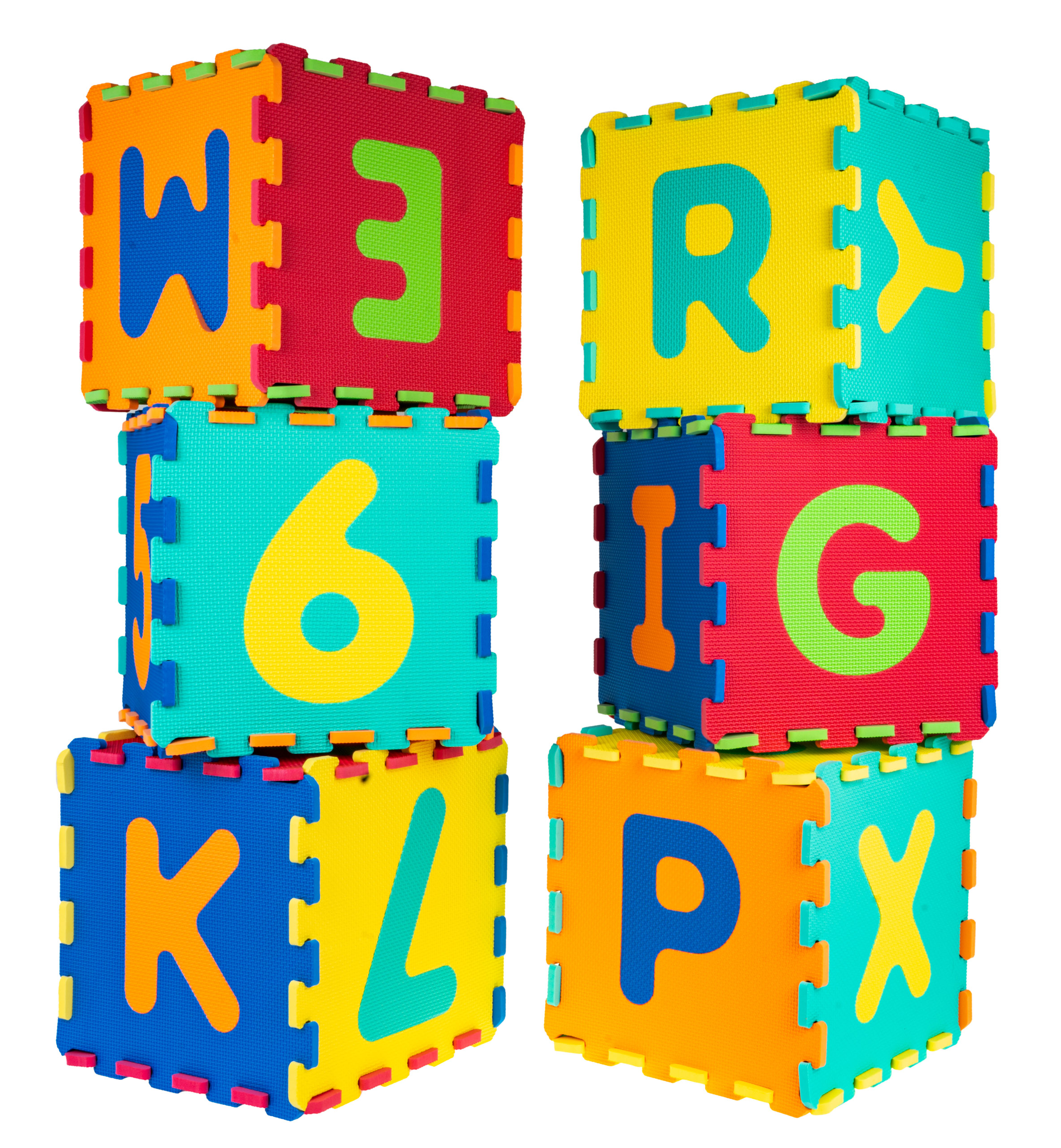 Numbers and letters mat