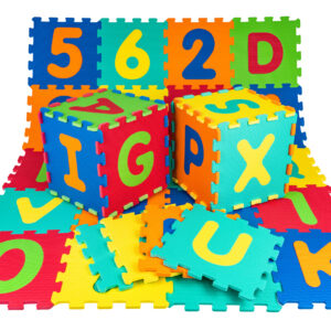 Numbers and letters mat