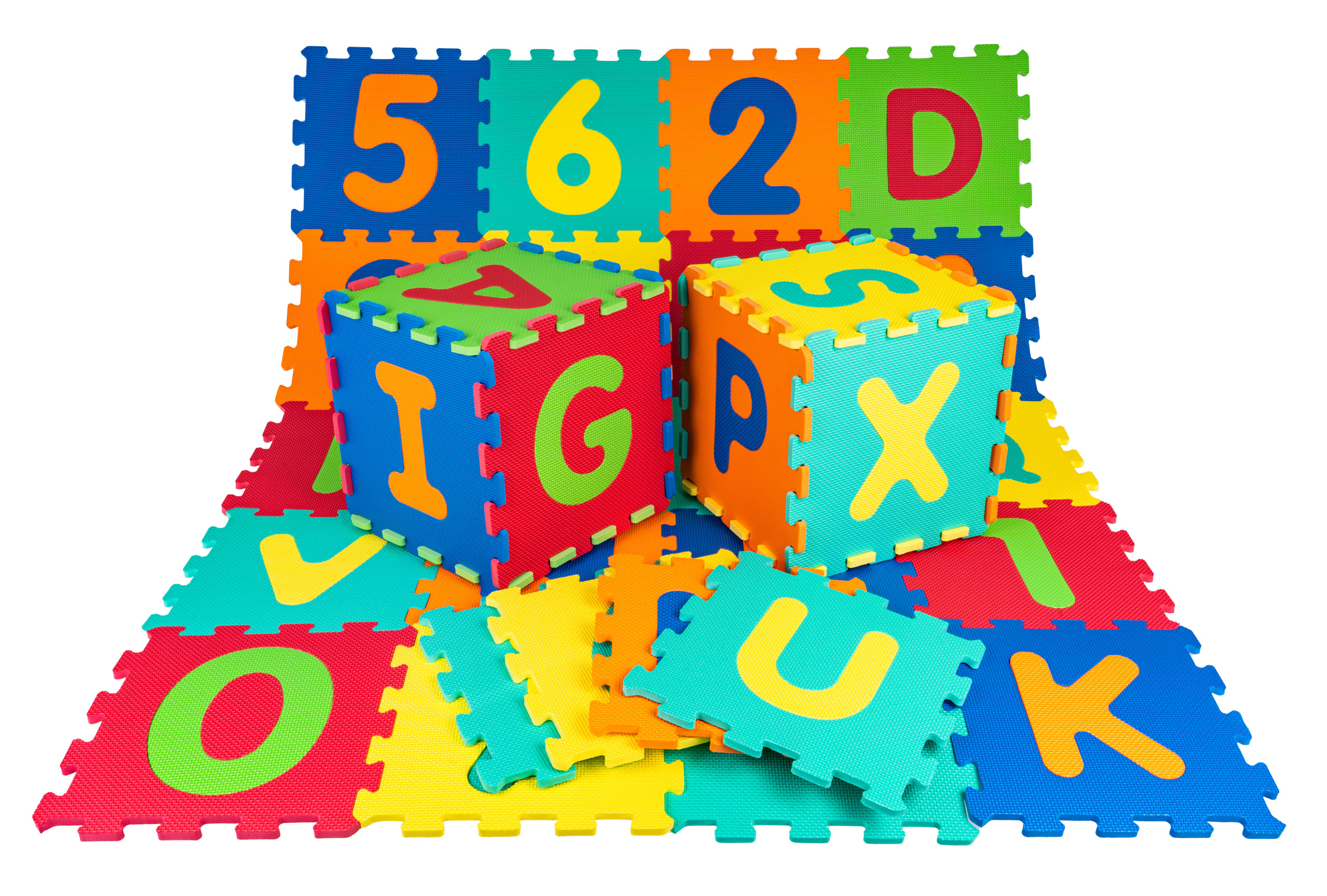 Numbers and letters mat