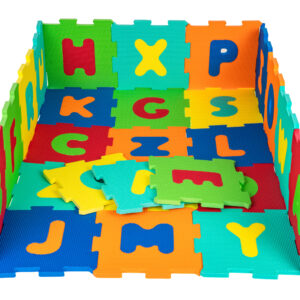 Alphabet puzzle mat