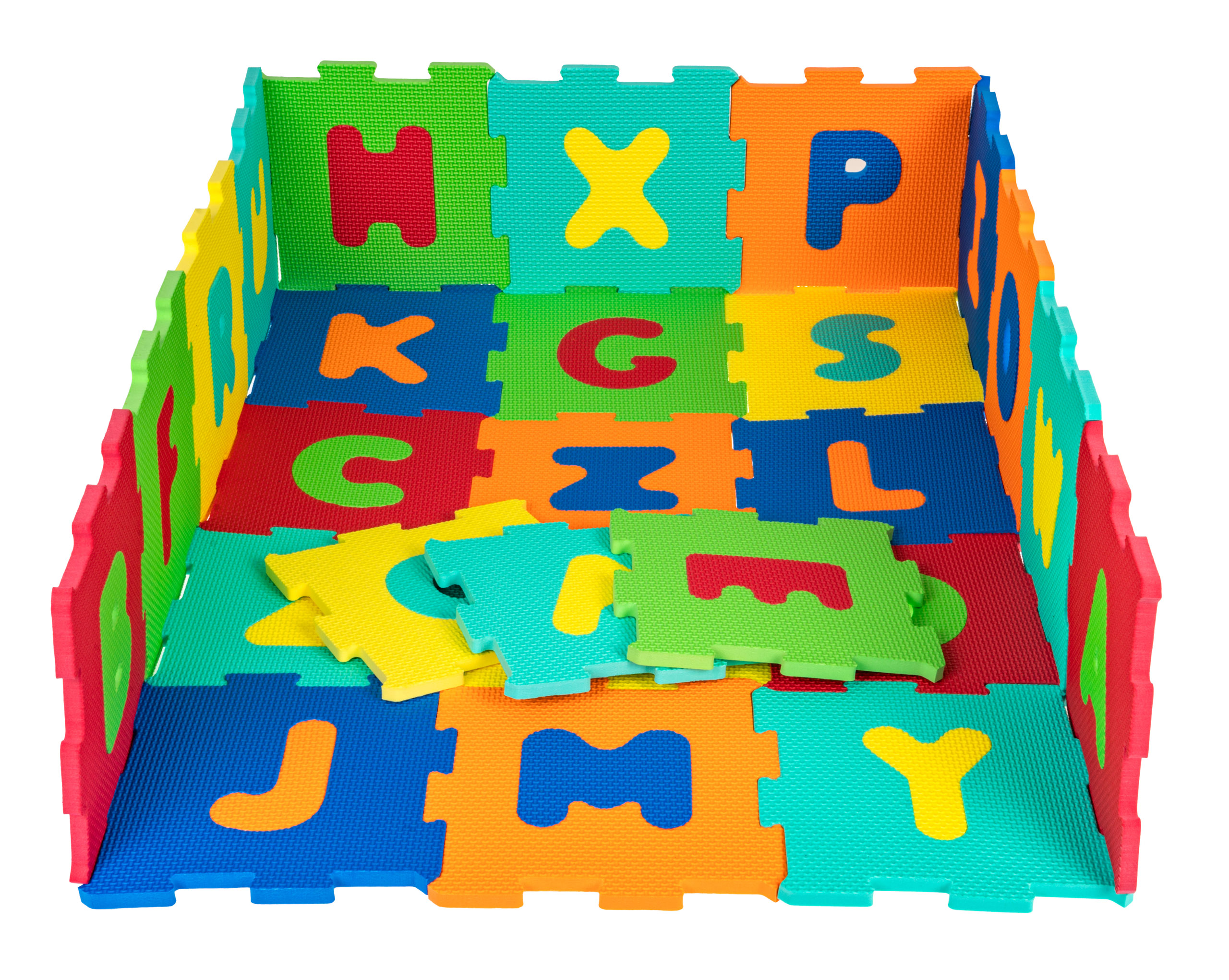 Alphabet puzzle mat