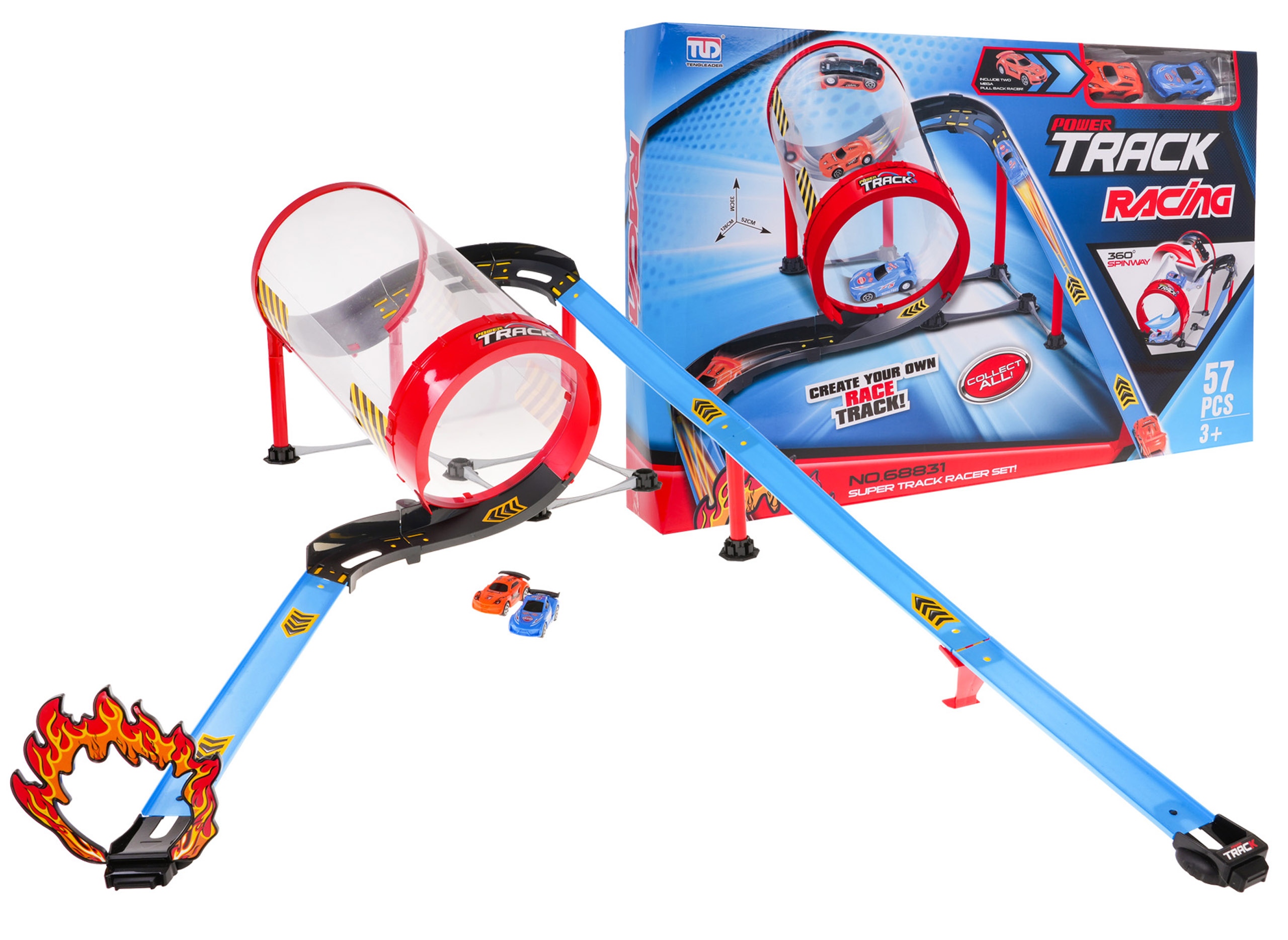 extreme race track with tube