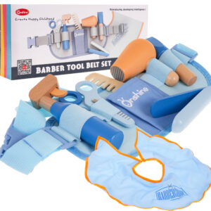 Wooden Barber Set