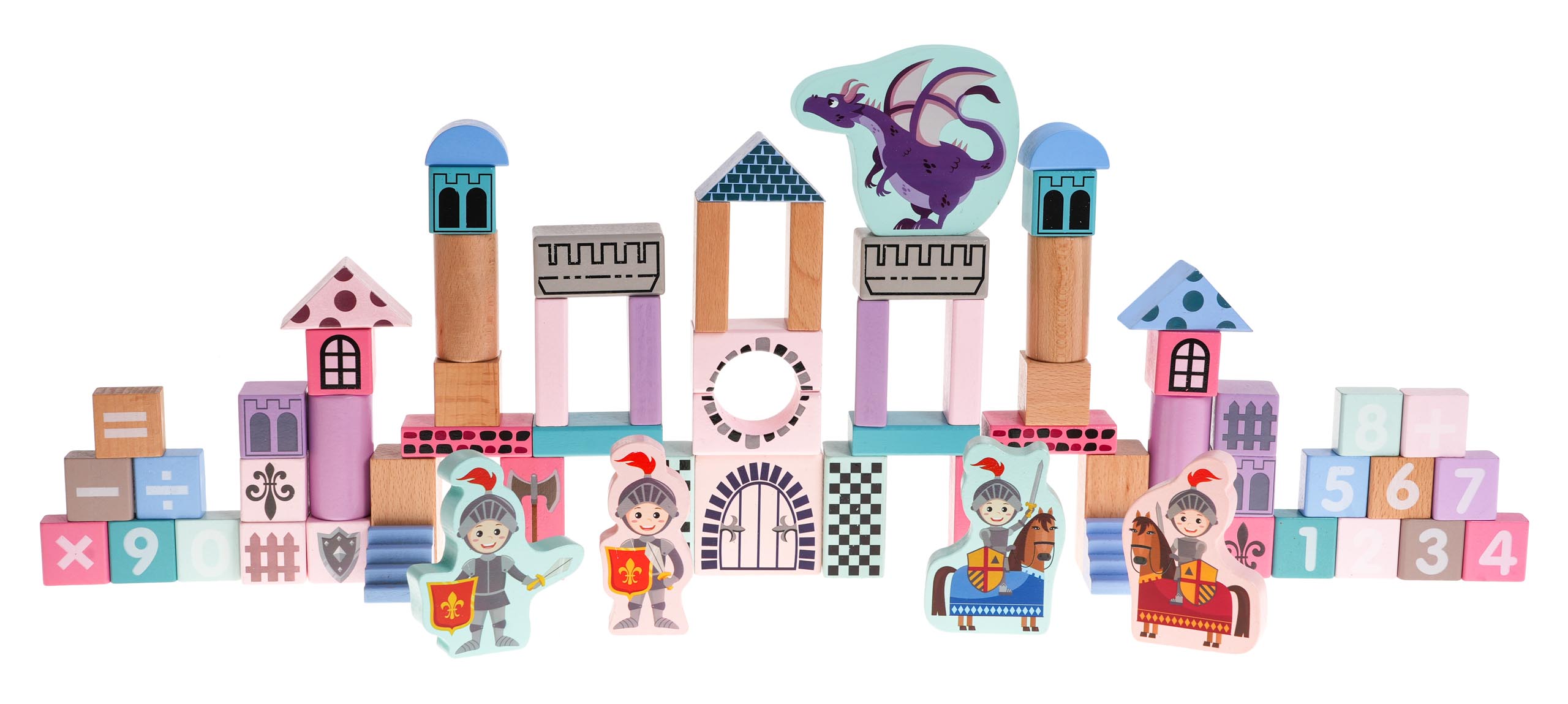 Wooden Castle With Knights