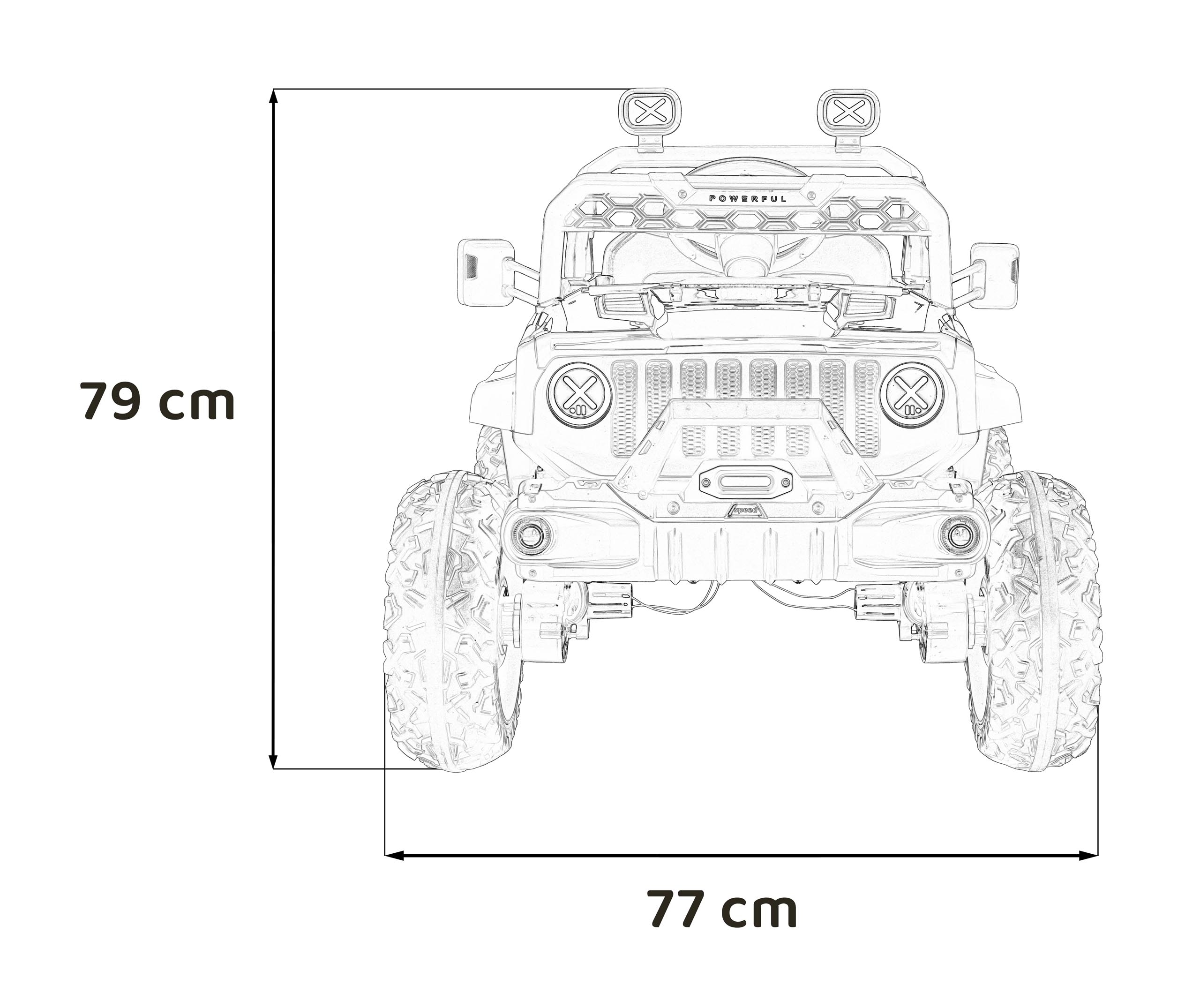 OFF ROAD Speed vehicle Red
