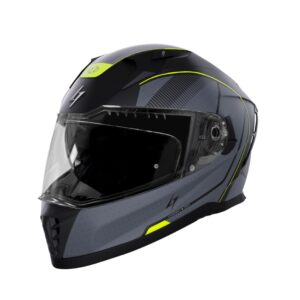 Full face helmet STORMER BLASTER TRON neon, yellow, metal matt L