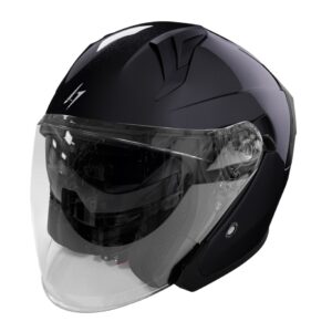 otvorena kaciga STORMER RUN crna biserni 2XL